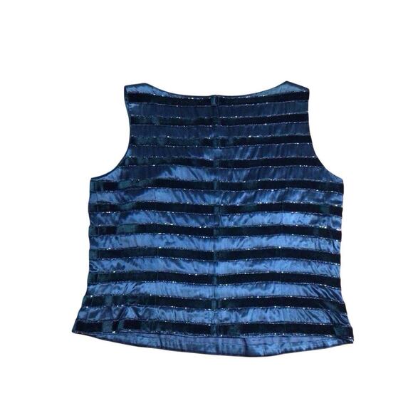 Talbots Sleeveless Top Blouse Shirt - Size 16 - Green - Picture 2 of 8